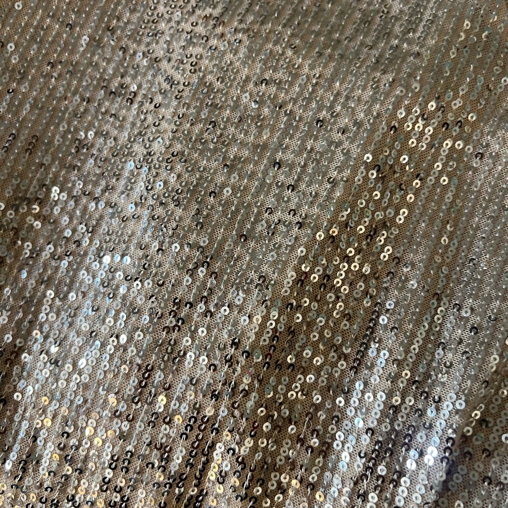 NEW ZARA SEQUIN GOLD COCKTAIL DRESS - Picture 11 of 12